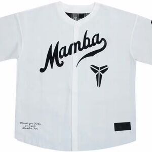 Nike White and Black Mamba Jersey